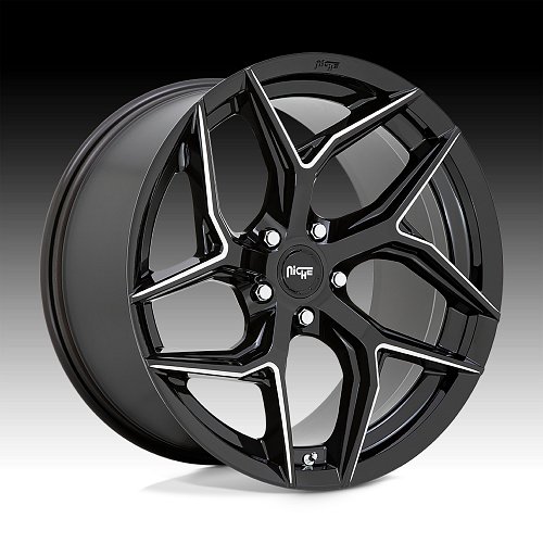 Niche Torsion M266 Gloss Black Milled Custom Wheels 1